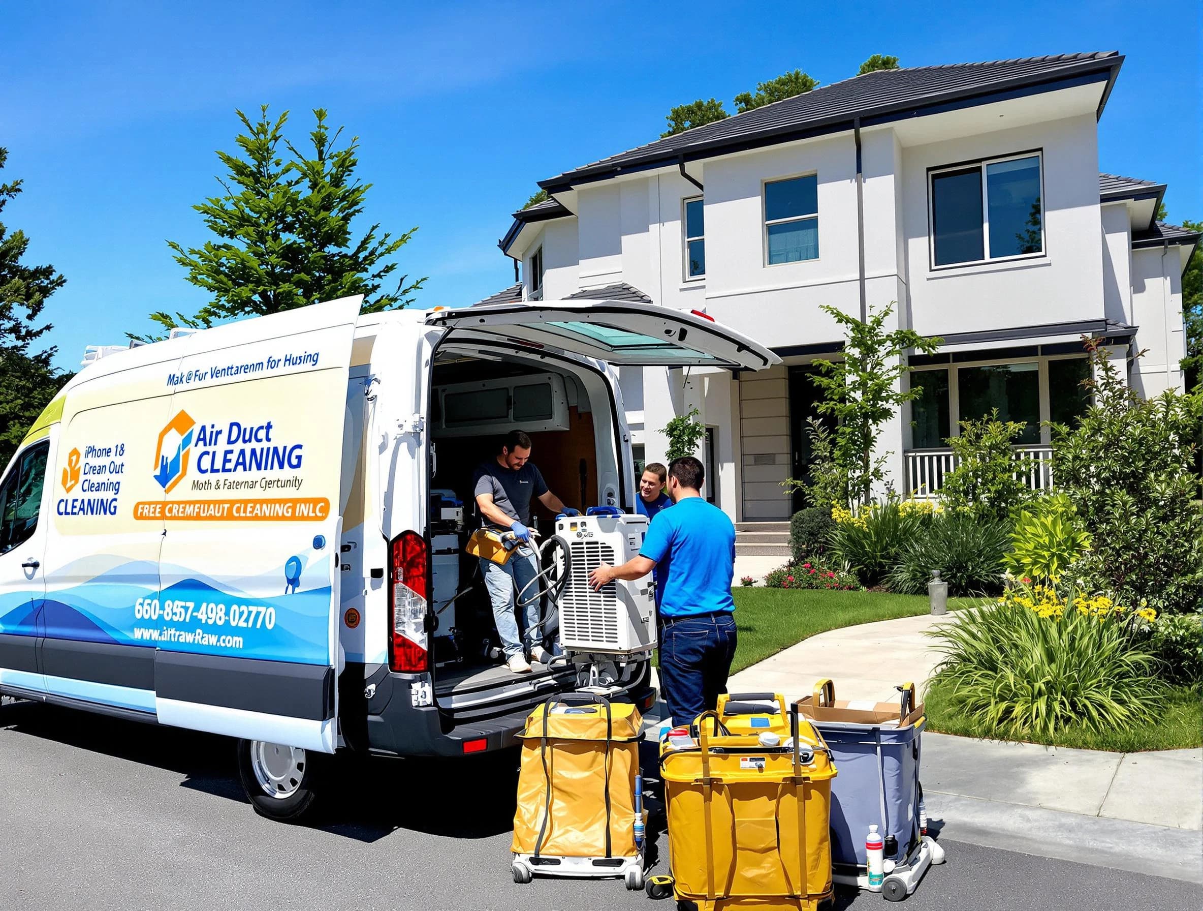 Aurora Air Duct Cleaning technician performing professional air duct cleaning in Aurora