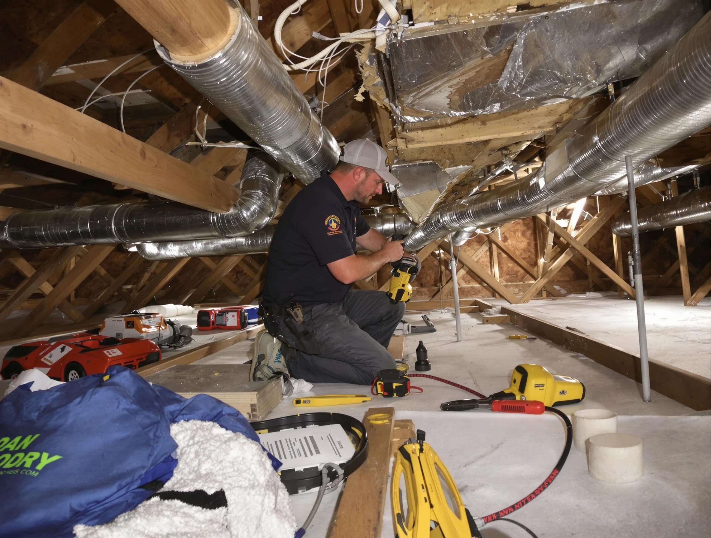 Professional air duct repair by Aurora Air Duct Cleaning in Aurora
