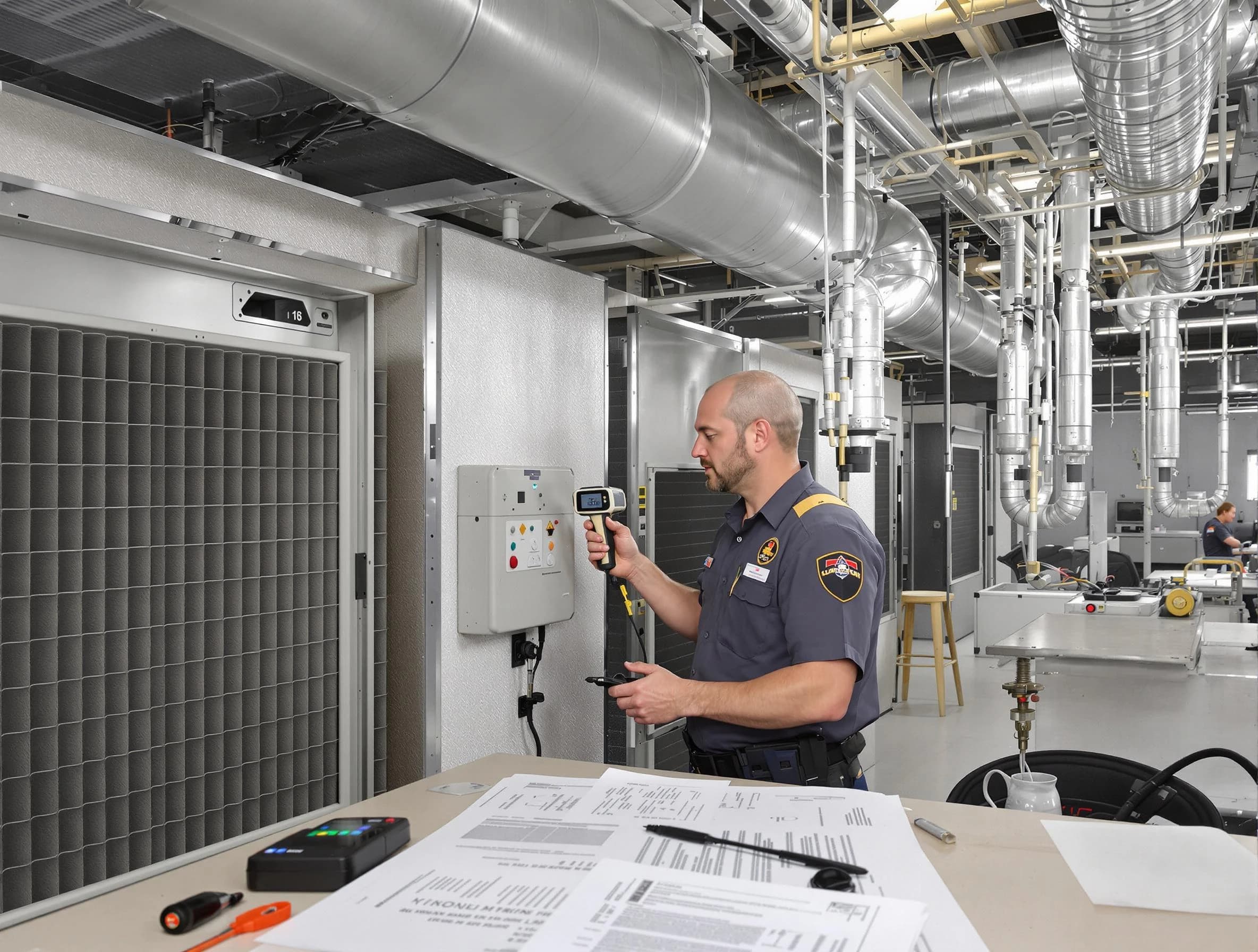 Professional filter system inspection by Aurora Air Duct Cleaning in Aurora