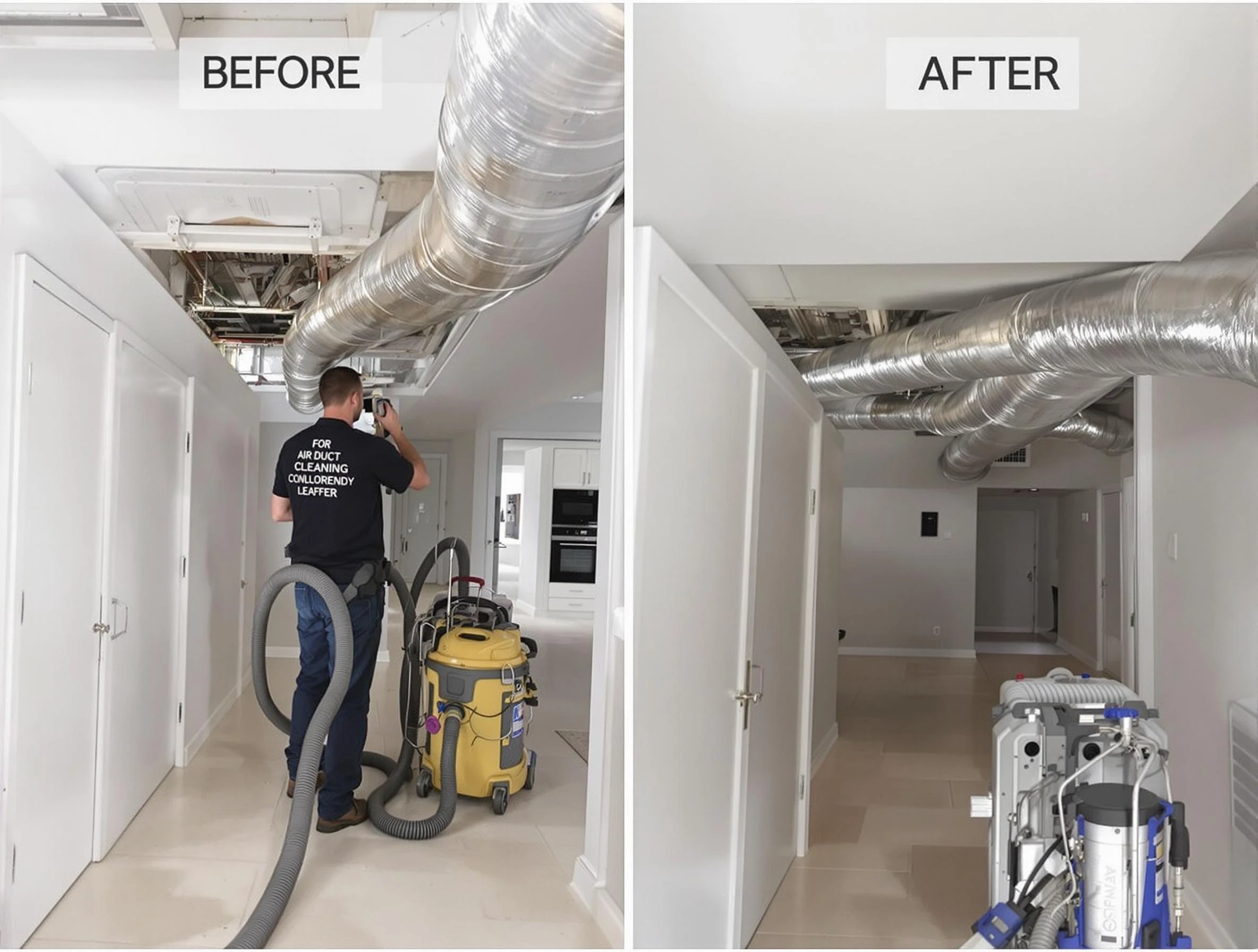 Aurora Air Duct Cleaning professional performing thorough air duct cleaning in Aurora