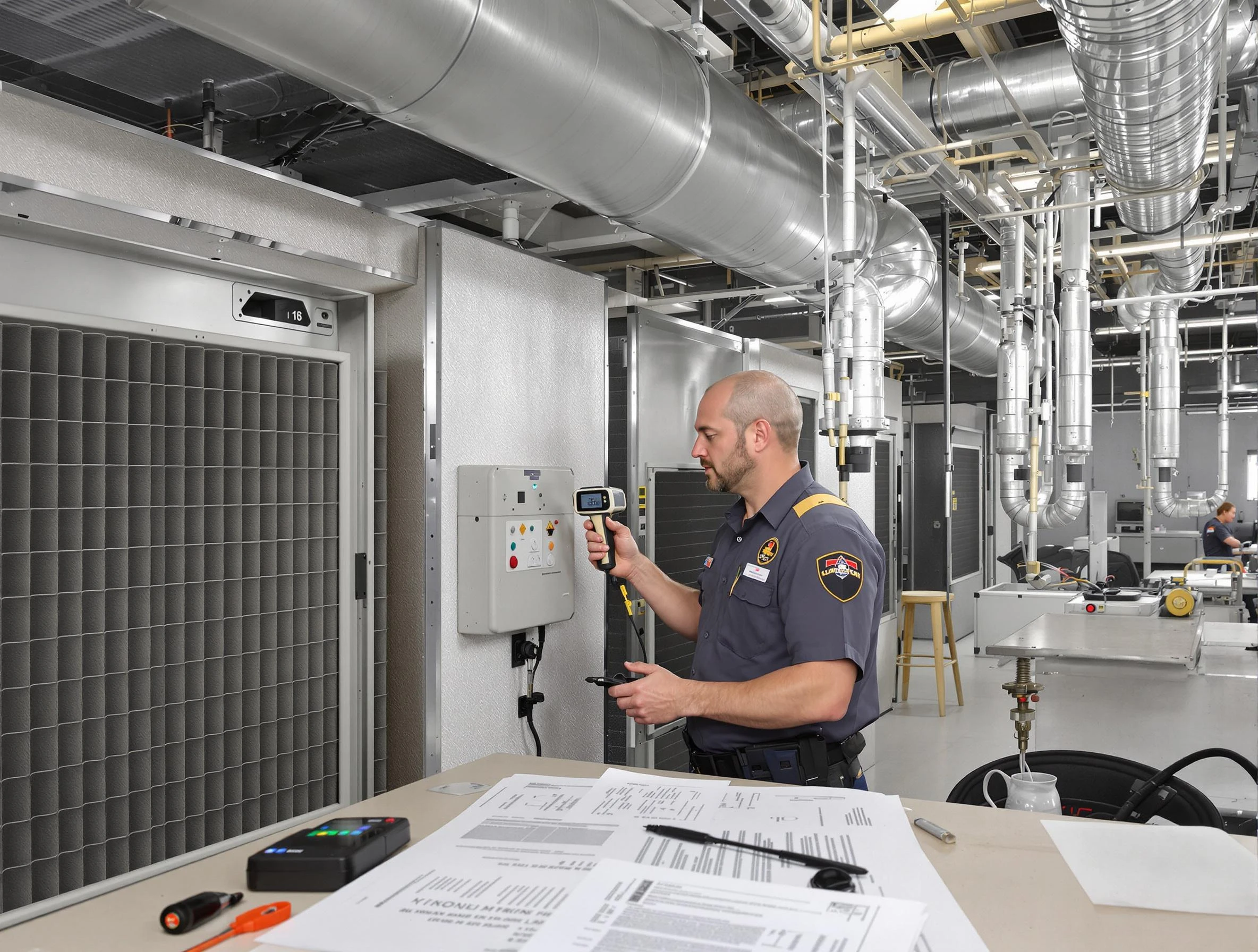 Professional filter system inspection by Aurora Air Duct Cleaning in Aurora